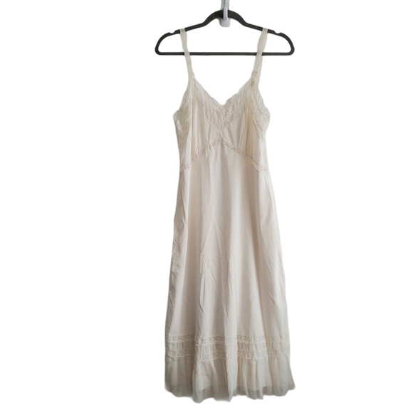 VTG Sears Charmode Ivory Slip Dress - Picture 1 of 8